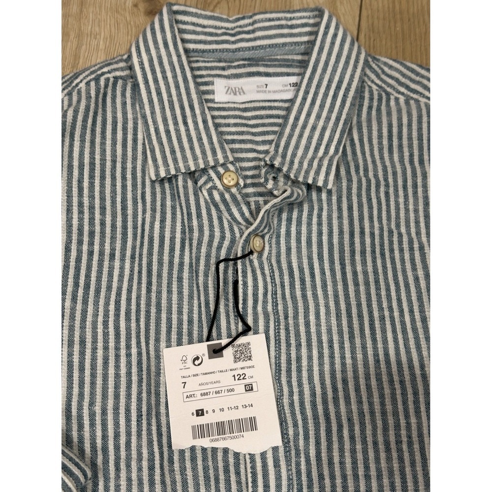 Zara Kids Boys Size 7 Shirt Bundle NWT Tee Lot 3pc - Picture 6 of 13